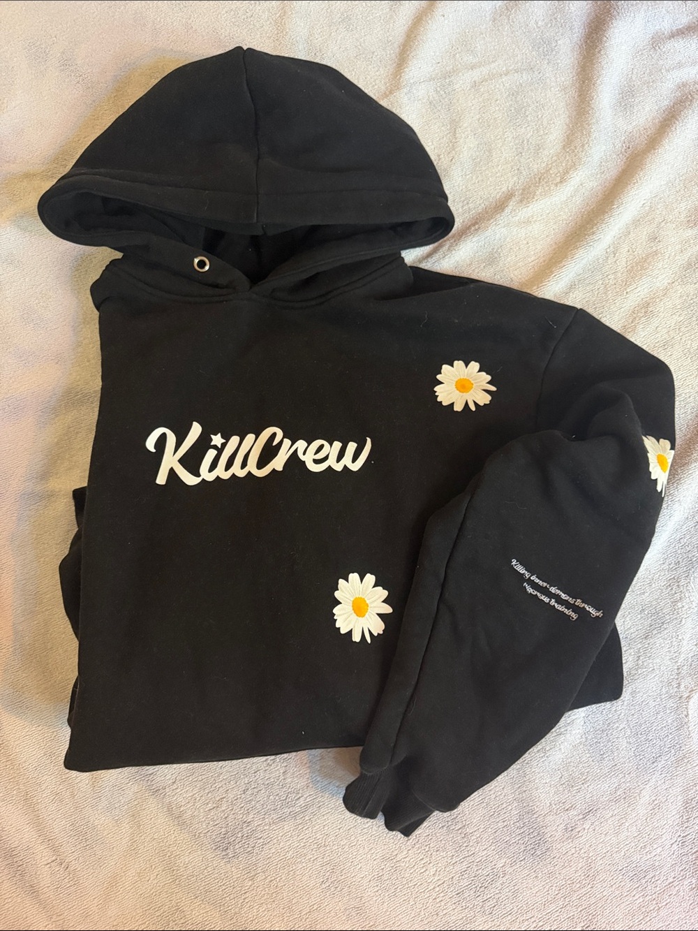 Kill Crew Black Daisy Hoodie - Black